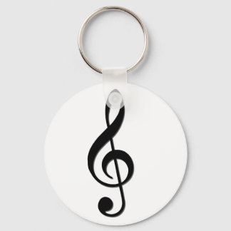 Treble Clef Keychain