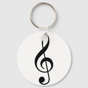 Treble Clef Keychain