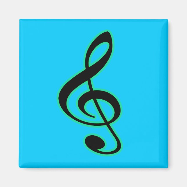 Treble Clef Magnet (Front)