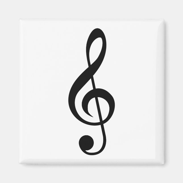 Treble Clef Magnet (Front)