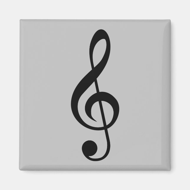 Treble Clef Magnet (Front)