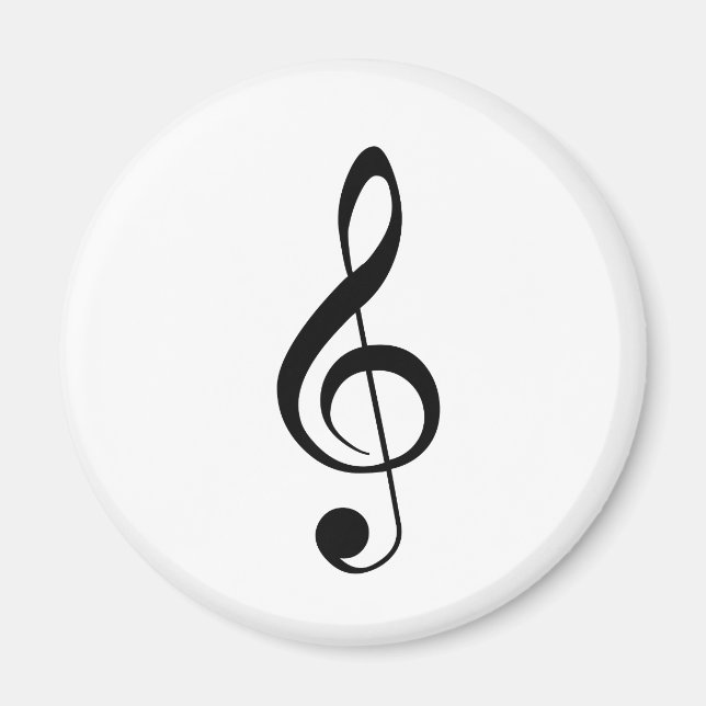 Treble Clef Magnet (Front)
