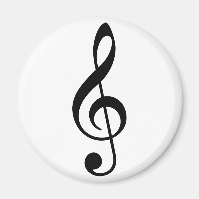 Treble Clef Magnet (Front)