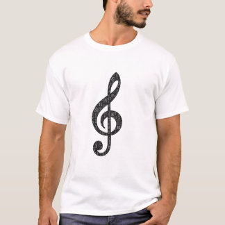 Treble Clef of Letters and Numbers T-Shirt