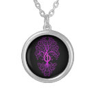 Treble Clef Tree, purple & black