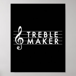 Treble Maker A Funny Music Teacher Musician  Poster
