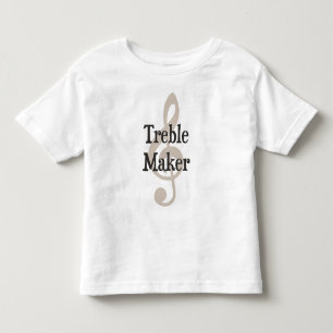 Treble Maker Clef Musical Trouble Maker Toddler T-shirt