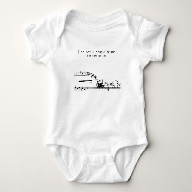 Treble makers baby bodysuit (Front)