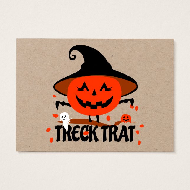 Treck Trat Citrouille Sourire (Dos)