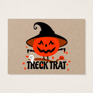 Treck Trat Pumpkin Smiling