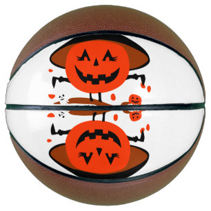Treck Trat Pumpkin Smiling Basketball