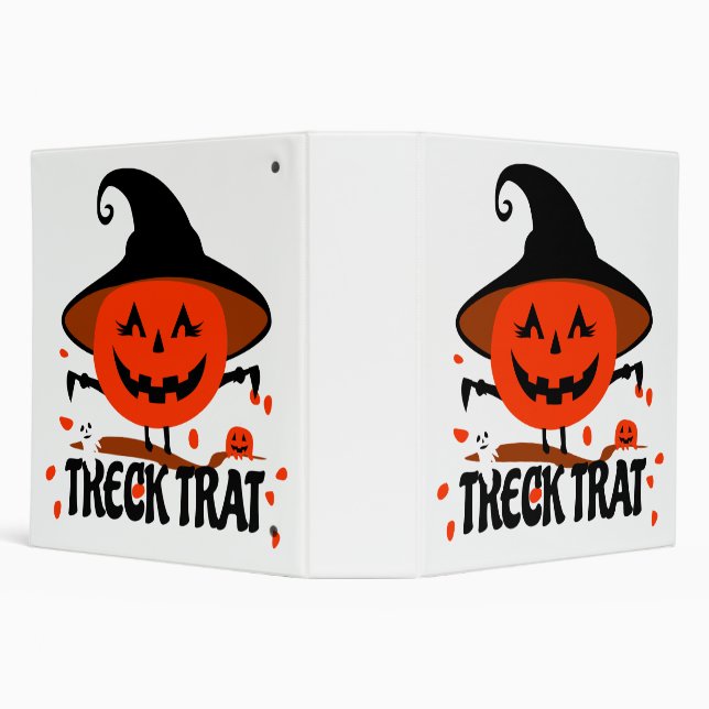 Treck Trat Pumpkin Smiling Binder (Background)