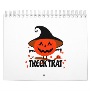 Treck Trat Pumpkin Smiling Calendar
