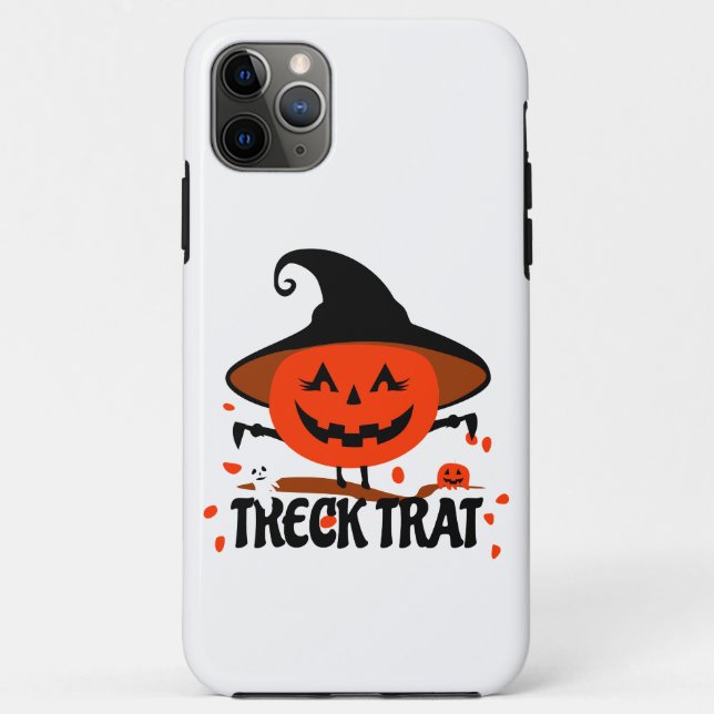 Treck Trat Pumpkin Smiling Case-Mate iPhone Case (Back)