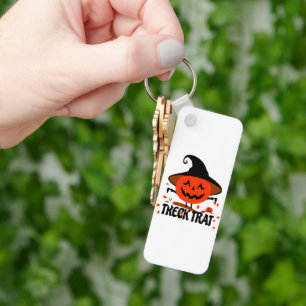 Treck Trat Pumpkin Smiling Keychain