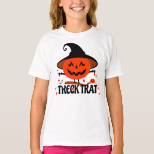 Treck Trat Pumpkin Smiling T-Shirt