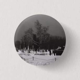 Tree 1 Inch Round Button
