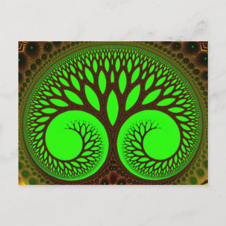 Tree 2 Fractal Art Postcard