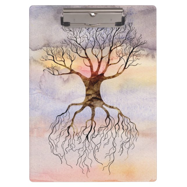 Tree Against The Sky Clipboard (Front)