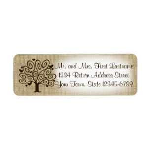 Tree and Hearts Country Rustic