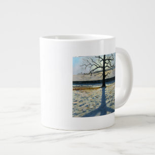 Tree and Shadow Calke Abbey Derbyshire Large Coffee Mug