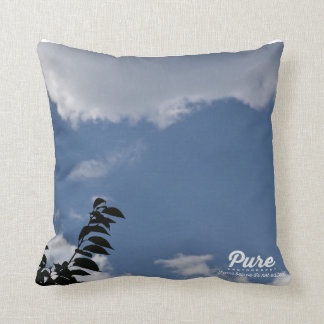 Tree and sky throw pillow