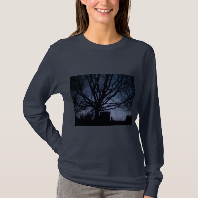 tree at the getty T-Shirt (Front)