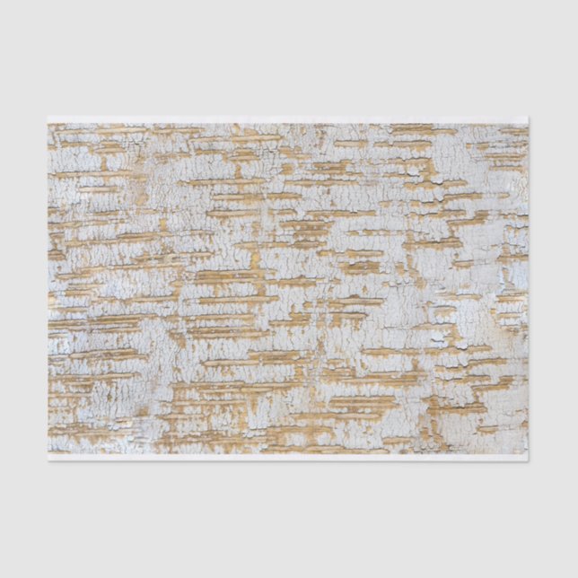 Tree Bark Abstract Natural Pattern Tissue Paper (Front)
