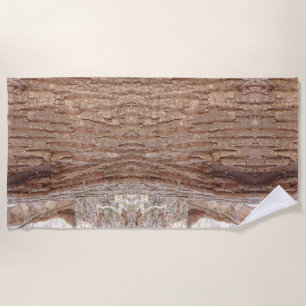 tree bark  beach towel