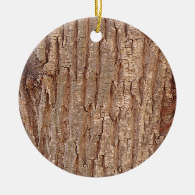 tree bark ceramic ornament (Front)