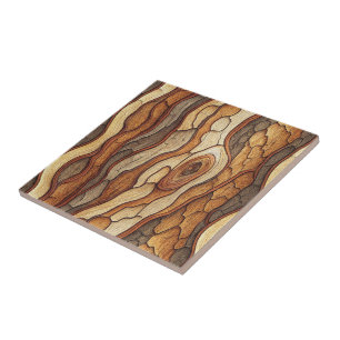 Tree Bark Ceramic Tile