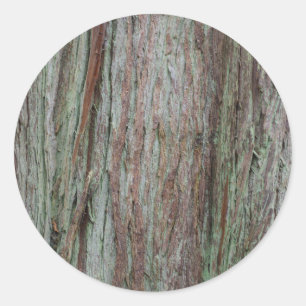 Tree Bark Classic Round Sticker