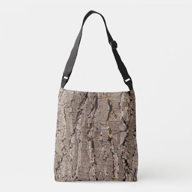 Tree Bark Cross Body Bag (Back)
