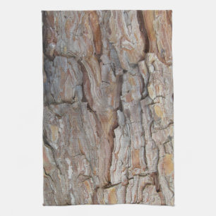 Tree Bark Fall Autumn Patterns Kitchen Towel