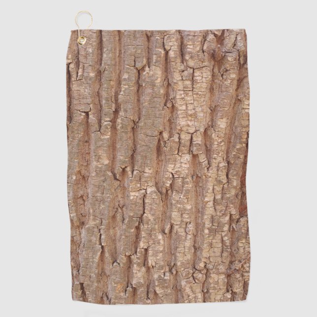 tree bark golf towel (Front)