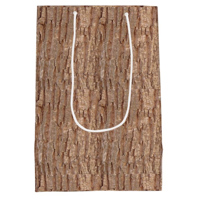 tree bark medium gift bag (Back)