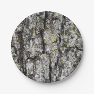 Tree Bark Paper Plate