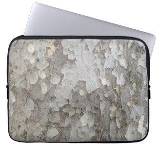 Tree bark pattern classic round sticker laptop sleeve