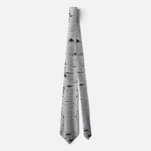 Tree Bark Pattern - Quaking Aspen Tie