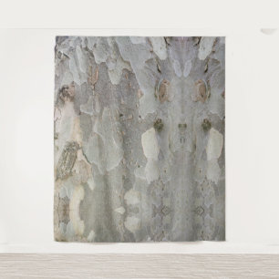 Tree bark pattern tapestry