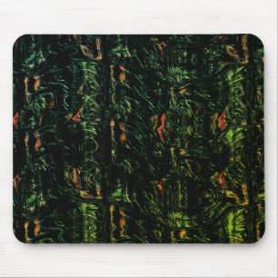 Tree bark under green hammered glass mouse pad