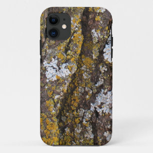 Tree Bark With Lichens iPhone 11 Case