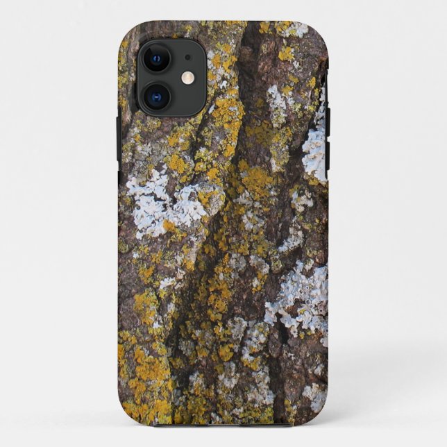 Tree Bark With Lichens Case-Mate iPhone Case (Back)