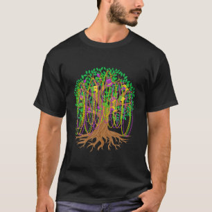 Tree Beads Mardi Gras Festival Costume Men Women K T-Shirt