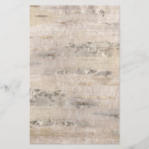 Tree Birch Bark White Felt Paper
