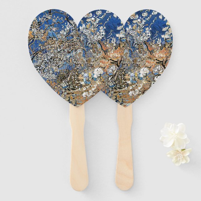 TREE BLOSSOM HAND FAN (Front and Back)