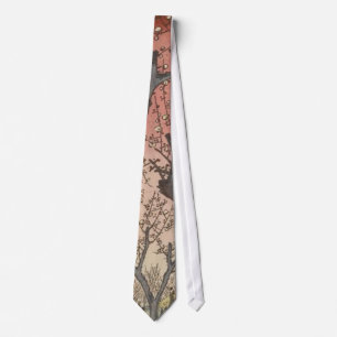 Tree Blossoms Plum Garden Japanese Tie