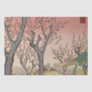 Tree Blossoms Plum Garden Japanese Tissue Paper
