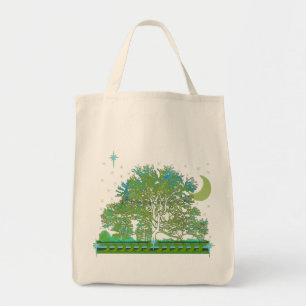 Tree Blues Tote Bag