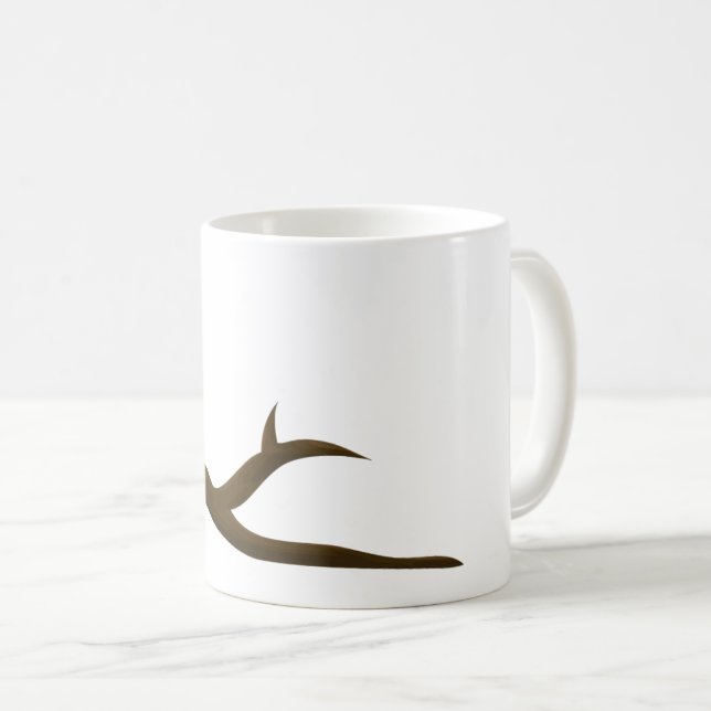Tree Branch Nature Illustration Coffee Mug (Front Right)